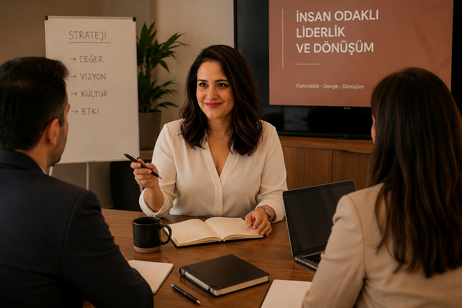 Burcu Nayan, liderlik sunumunda